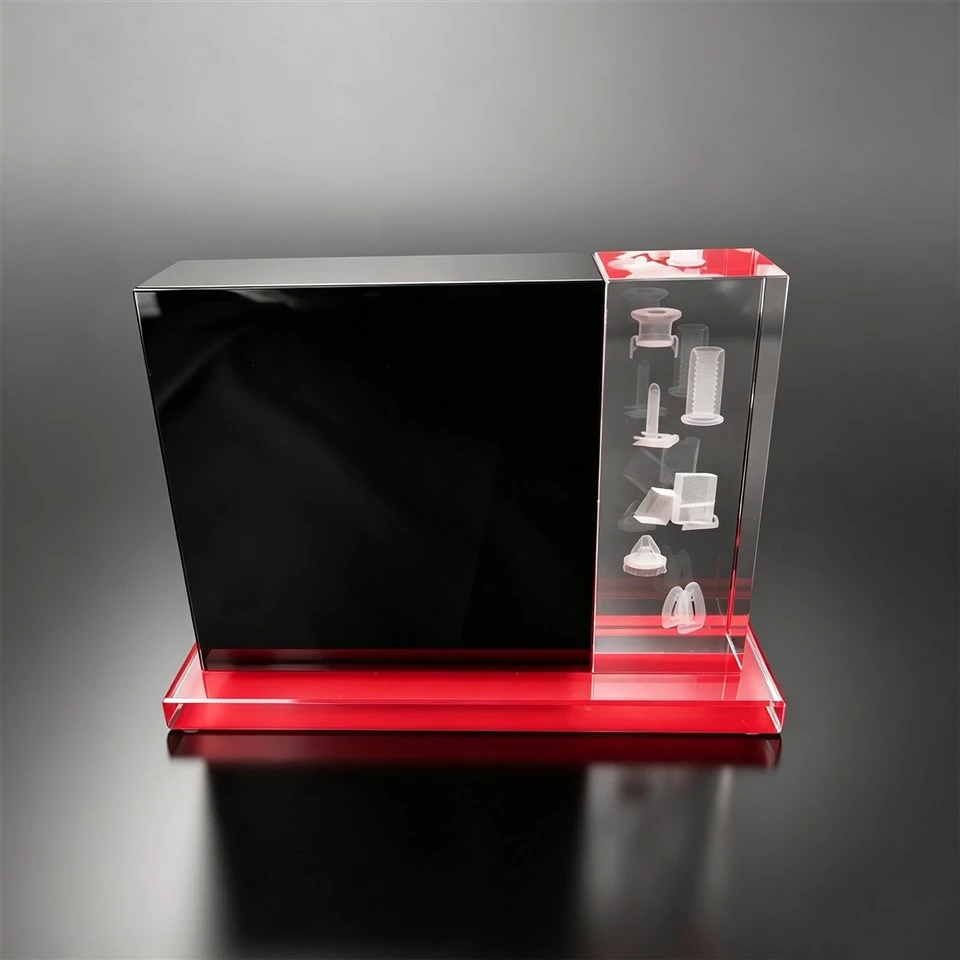 Color Splice Vertical Engraved Trophy high quality