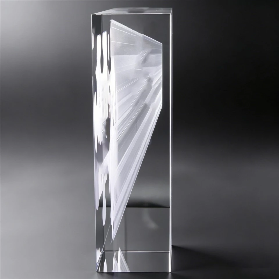 Puzzle Themed Crystal Collaboration Trophy high quality